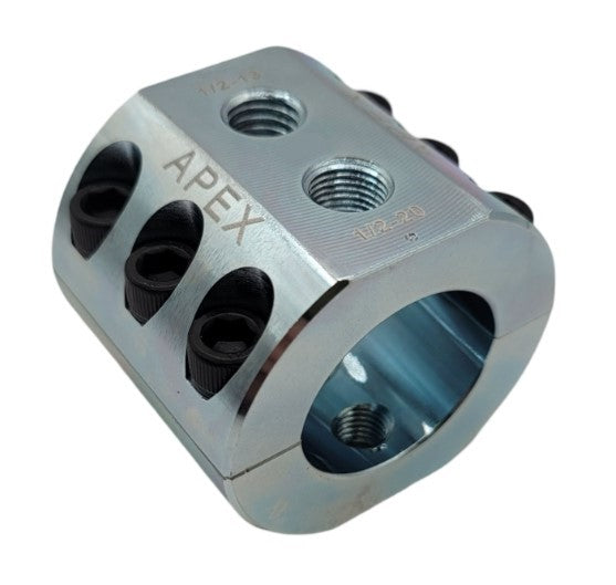 DC2.0-Z - Steering Stabilizer Clamp Silver Zinc, 2