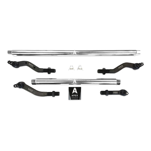 KIT140 - Jeep Wrangler JK 2.5 Ton Steering Kit - Polished