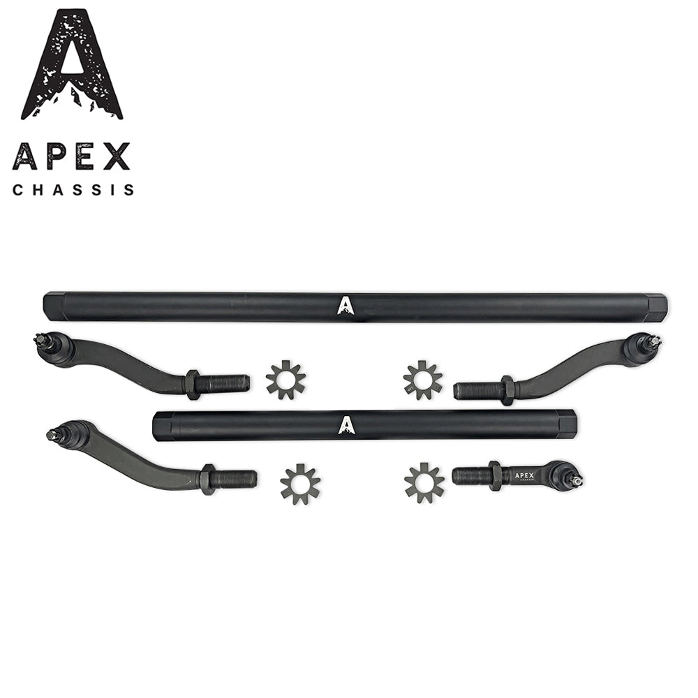 KIT135 - Jeep Wrangler JK 2.5 Ton Steering Kit - BLK Aluminum