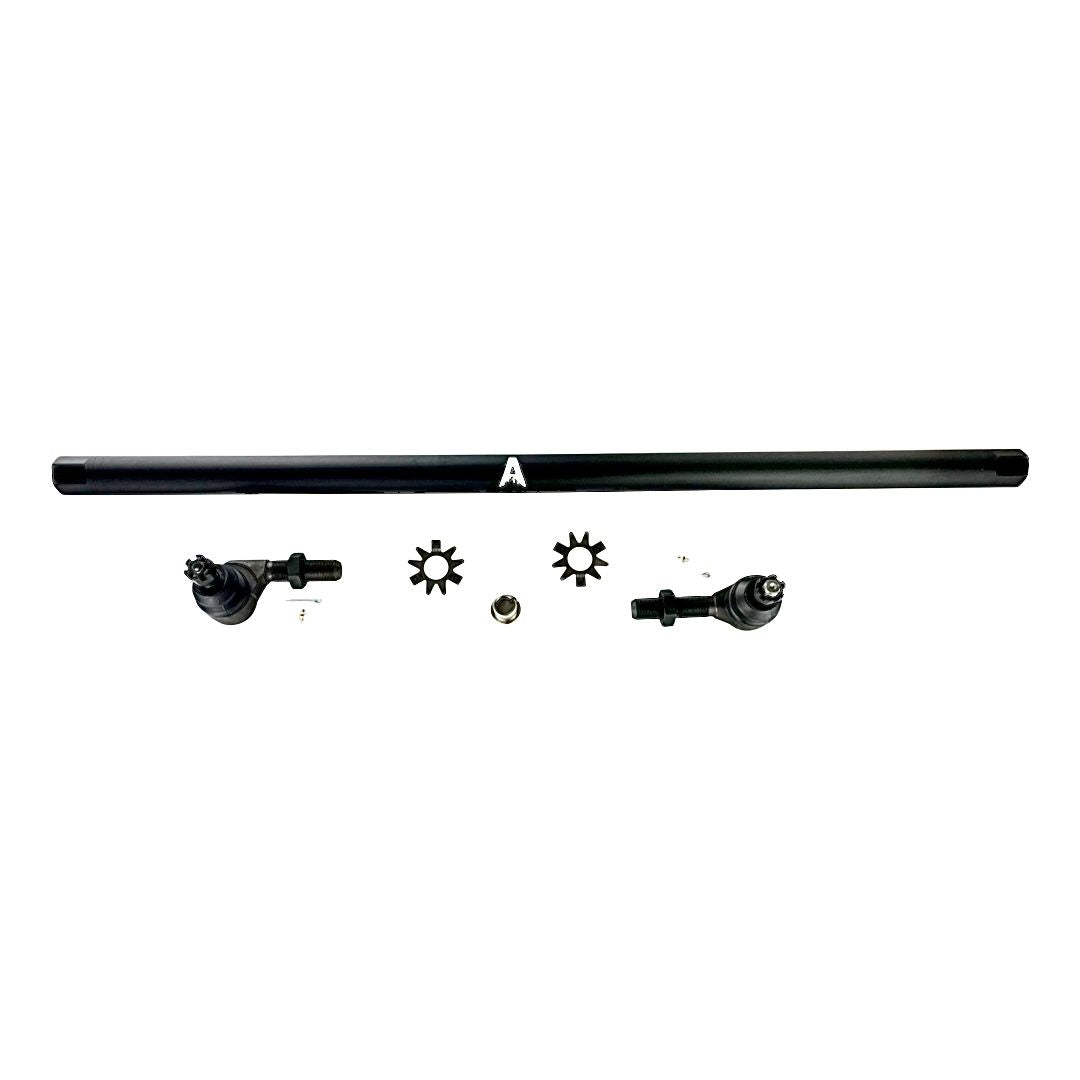 KIT153 - Jeep Wrangler JK - 1 Ton Drag Link Kit - Black Aluminum - YesFlip