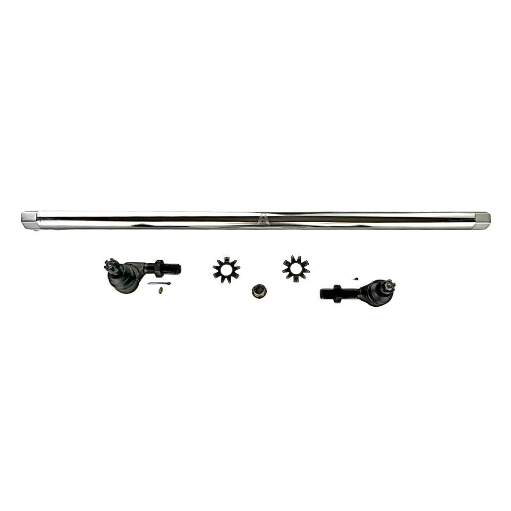 KIT158 - Jeep Wrangler JK - 1 Ton Drag Link Kit - Polished Aluminum - YesFlip