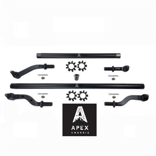 KIT115 - Jeep Wrangler JL &amp; Gladiator JT - 2.5 Ton Tie Rod &amp; Drag Link Assembly - Steel