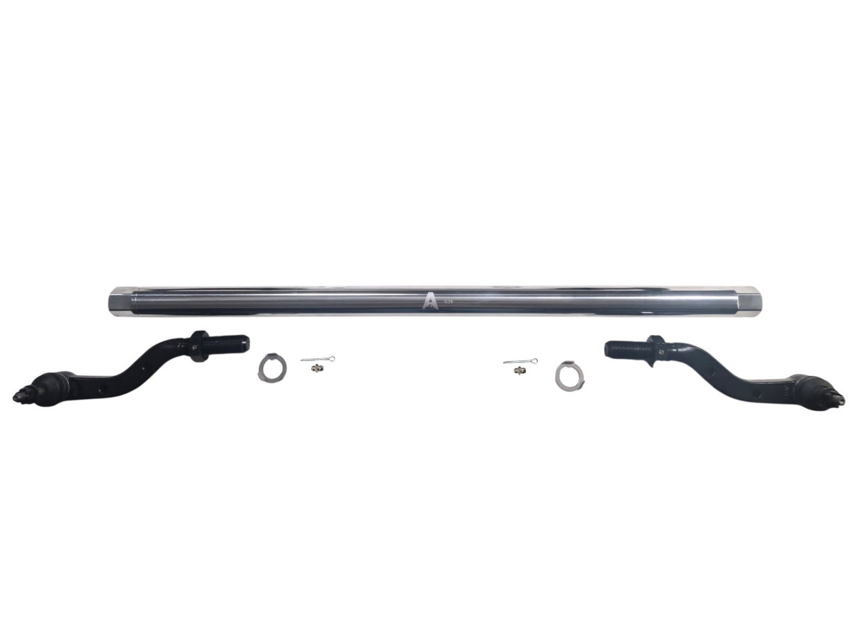 KIT127 - Jeep Wrangler JL & Gladiator JT - 2.5 Ton ProLockTie Rod Assembly - Dana30 - Polished Aluminum