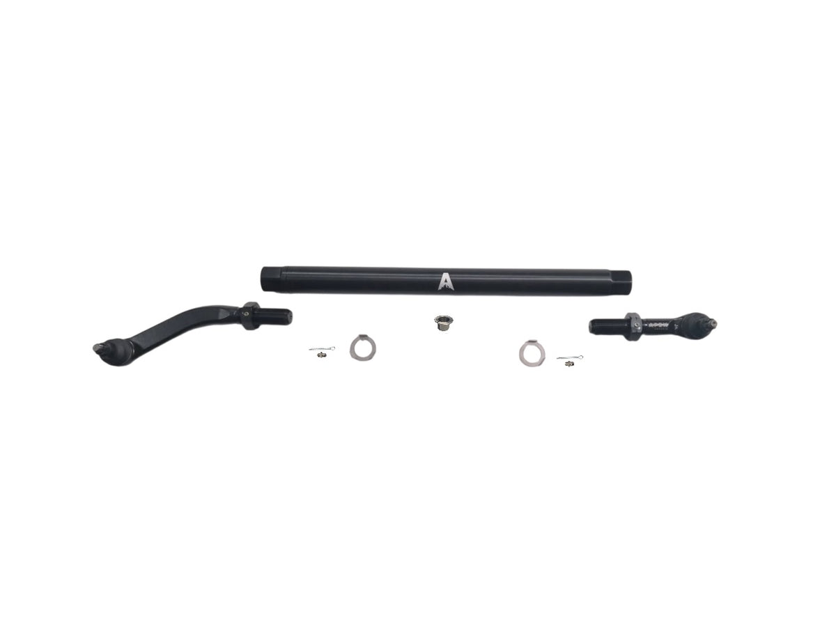 KIT138 - Jeep Wrangler JK 2.5 Ton ProLock Drag Link Assembly - YesFlip - Black Aluminum