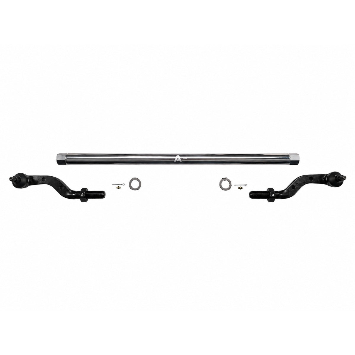 KIT141 - Jeep Wrangler JK 2.5 Ton ProLock Tie Rod Assembly - Polished Aluminum
