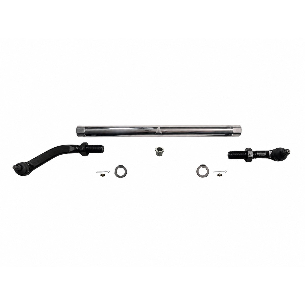 KIT143 - Jeep Wrangler JK 2.5 Ton ProLock Drag Link Assembly - YesFlip - Polished Aluminum