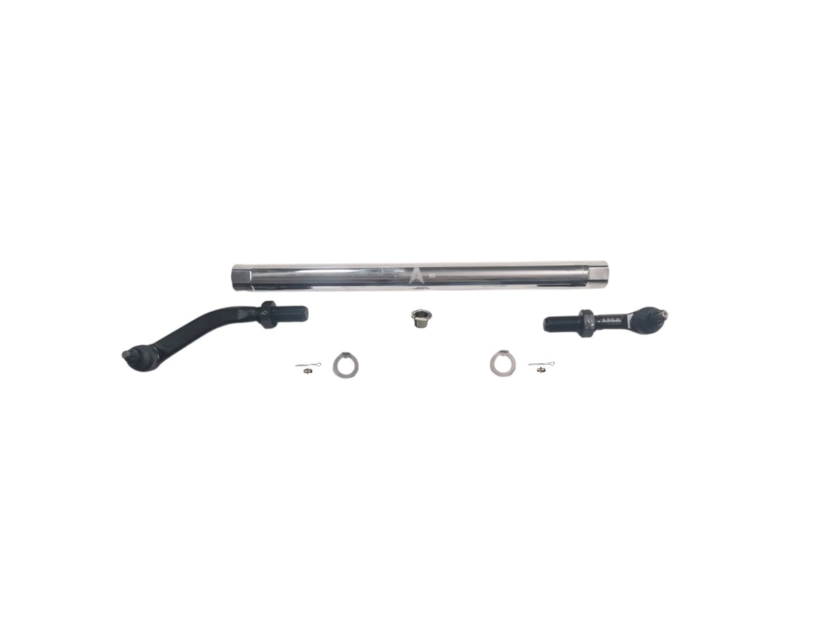 KIT143 - Jeep Wrangler JK 2.5 Ton ProLock Drag Link Assembly - YesFlip - Polished Aluminum