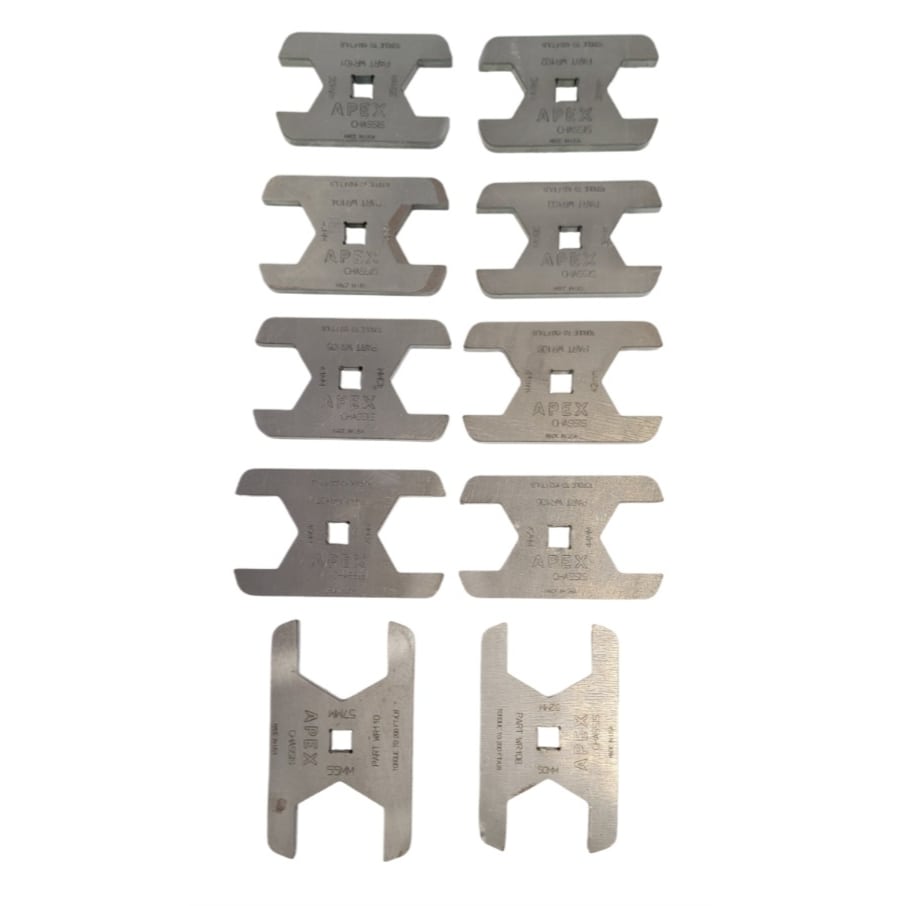 KIT509 - Apex Jam Nut Wrench - Full Set (10)