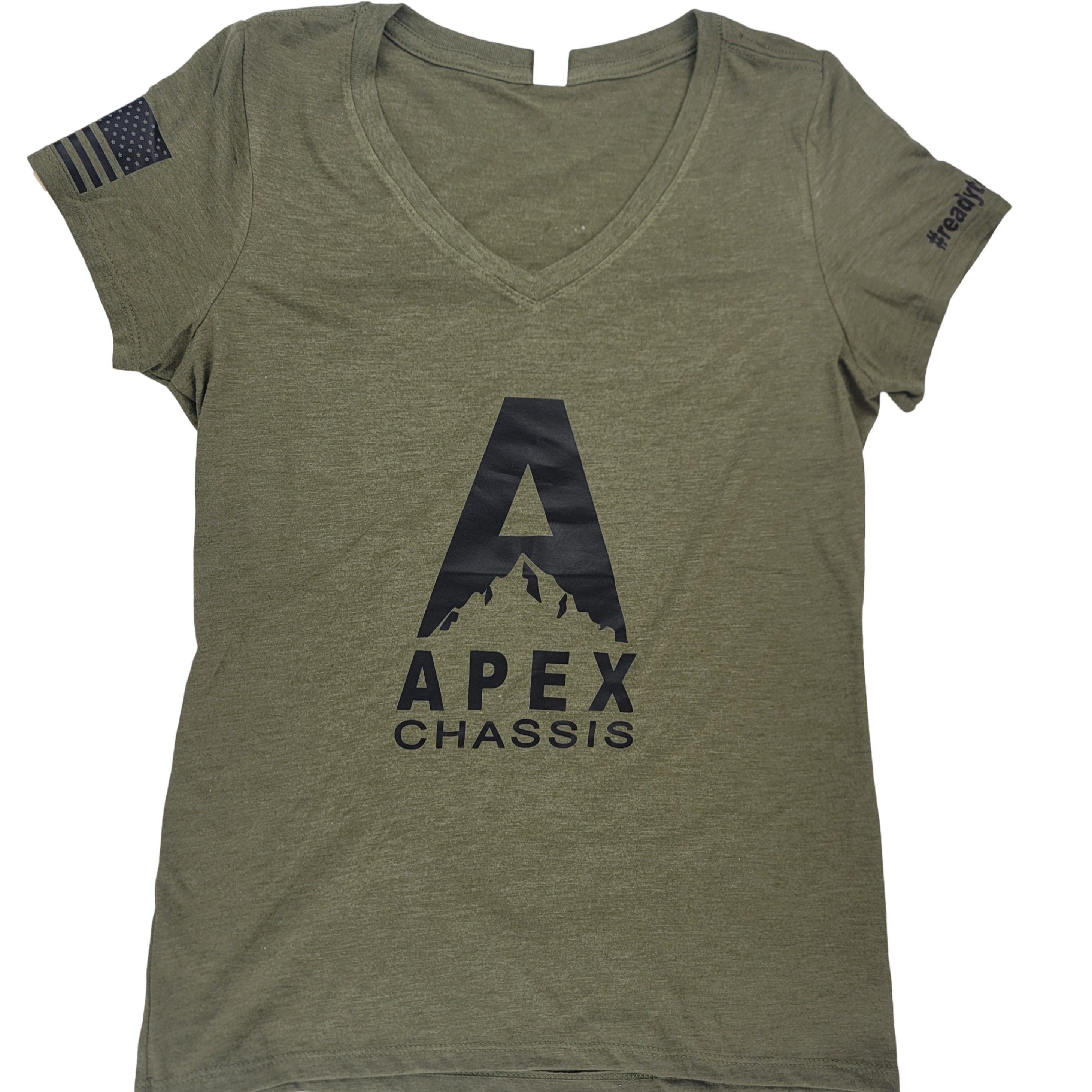 Apex Army - Women's V-Neck - Apex Chassis