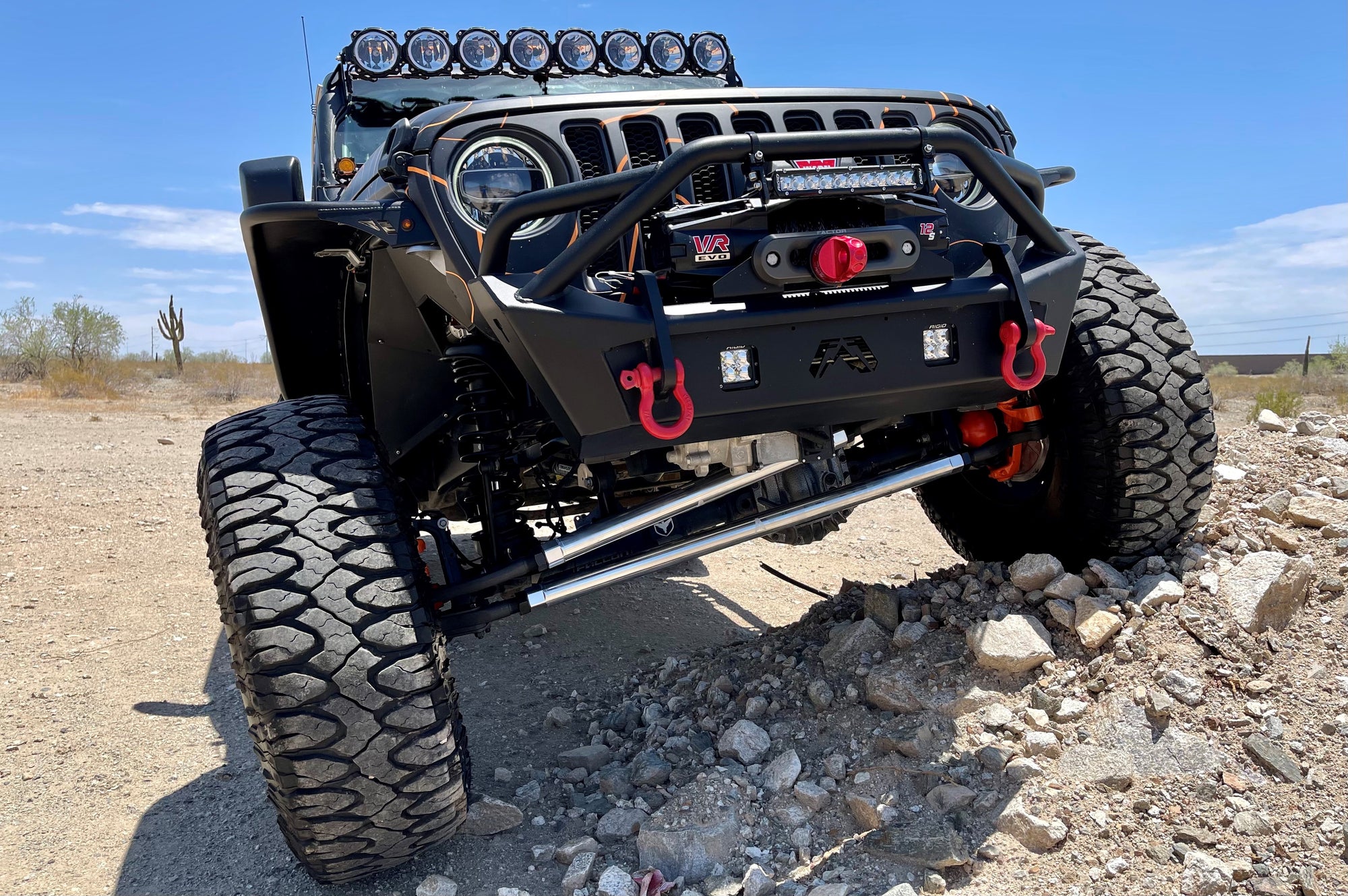 Jeep JL with 2.5 Ton Steering